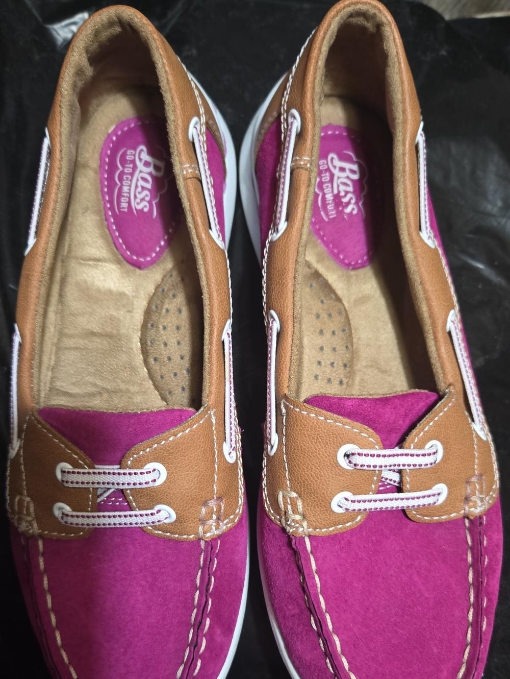 BASS 6½ Deck Shoes Revived! SAME Comfort + Artsy Bold RETRO FLAIR 80s MEET 00's! - Picture 9 of 15